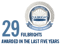 29 Fulbrights awarded in the last five years