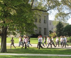 In New York Times education blog, The Choice, Dean Martha Merrill '84 shares tips that help prospective students make the most of campus tours.