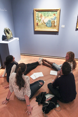 Students taking