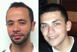 Liam Lawson ’14, left, and David Rojas ’14 have been awarded a $10,000 Davis Projects for Peace grant to launch a youth peace project for teens from one of Chicago's worst neighborhoods.