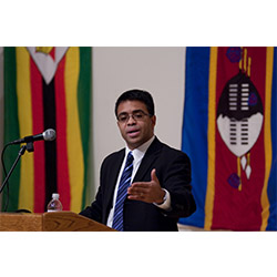 Debo Adegbile '91, senior counsel to the U.S. Senate Judiciary Committee, was hailed as an