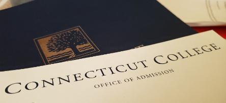 Connecticut College's admission packet