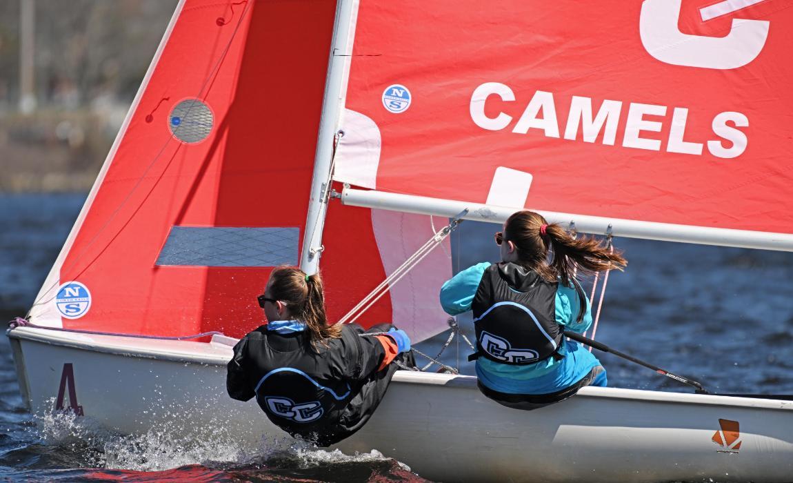 Sailing team competes in the Vietor Trophy Regatta.