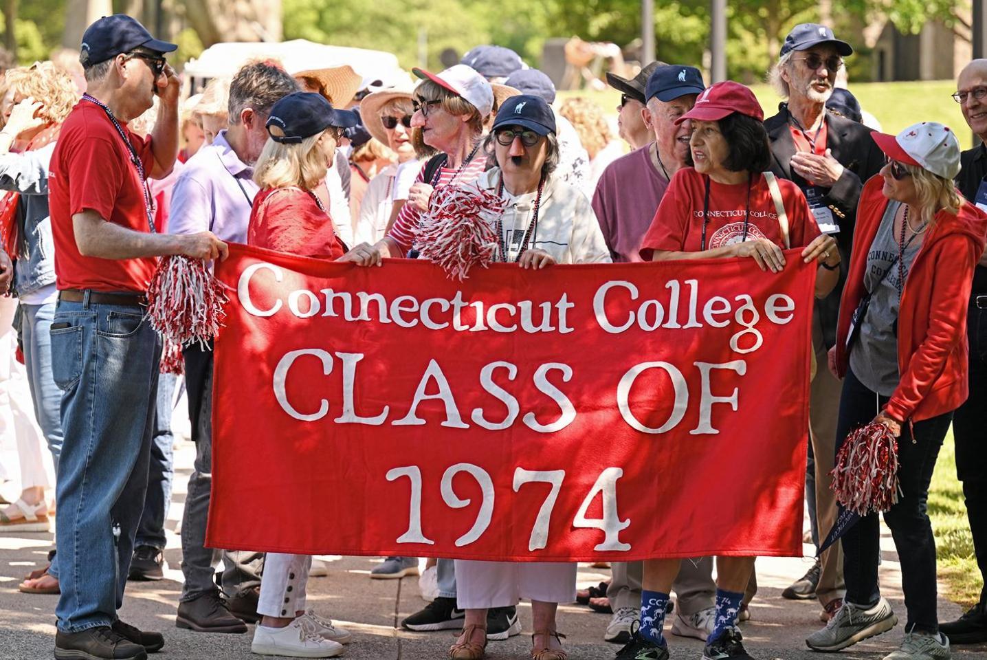 Class of 1974 during the parade at Reunion 2024