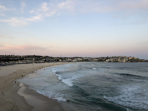 View of the beach in Sydney