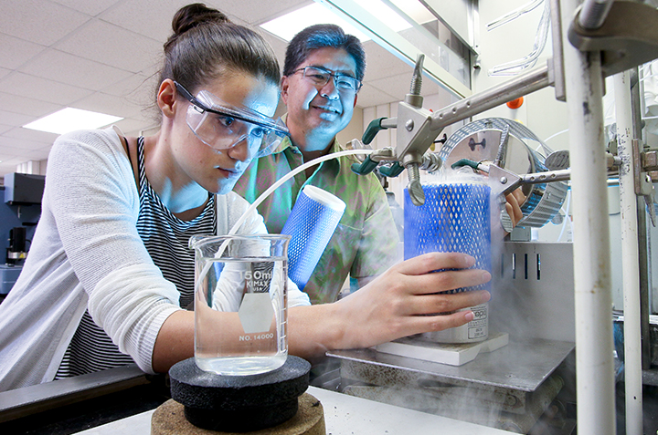 Connecticut College students spent part of their summer working as science research interns.