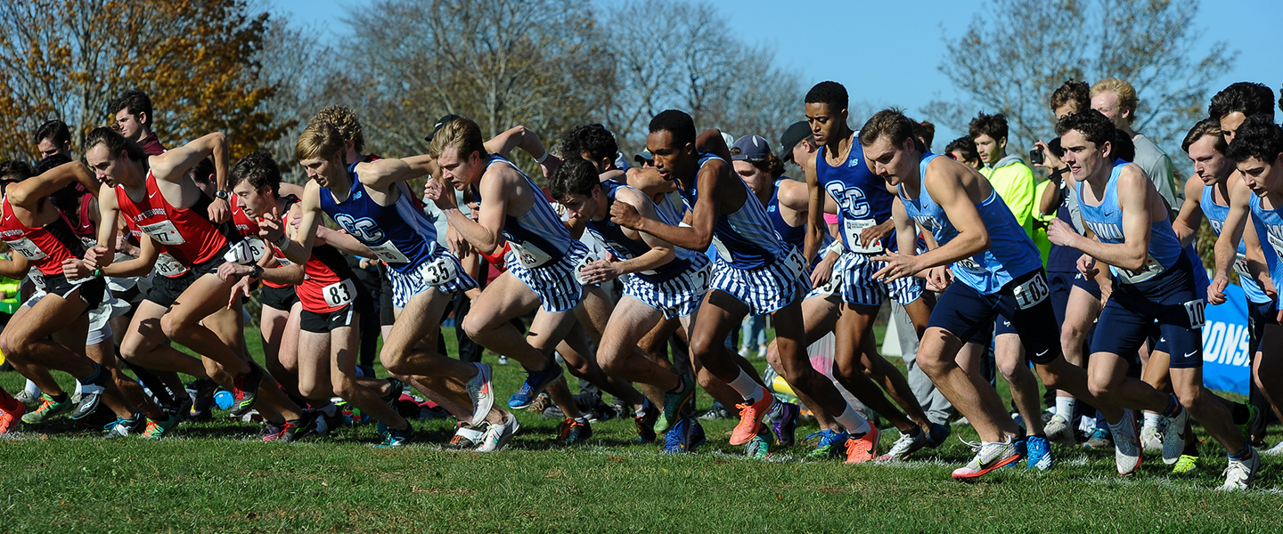 The men compete in the mideast regionals at Harkness Park.