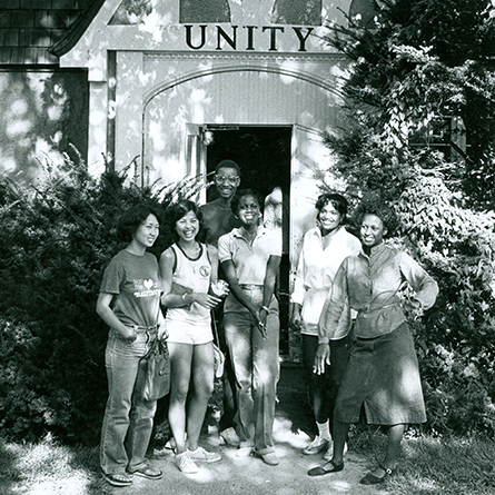 A historic photo of Unity House taken by Emeritus Professor Ted Hendirckson