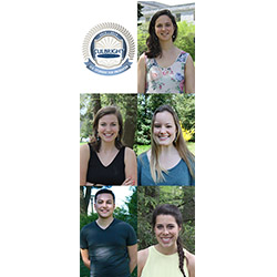 Connecticut College's 2014 Fulbright fellows are (from top): Jyoti Arvey (Russia), Ellen Heartlein (Germany), Maggie Nelson (Malaysia), Anthony Sis (Portugal) and Blair Southworth (Indonesia). All are members of the Class of 2014.