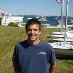 Michael Marshall '11, co-captain of the sailing team, completed a senior thesis analyzing the feasibility of wind power on campus.