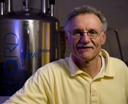 Chemistry Professor Bruce Branchini specializes in the study of firefly bioluminescence